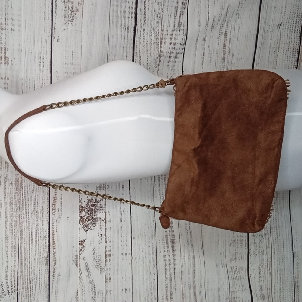 Chocolate New York Fringe Purse - Picture 2 of 8